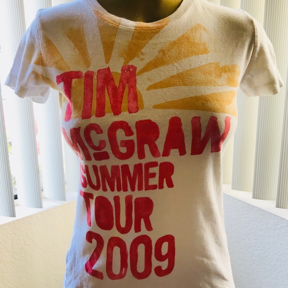 Collectible TIM McGRAW Summer Tour 2009 TEE S - Picture 2 of 6